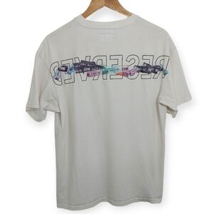 Izzue Uniform Men's Size Medium Shirt White Short Sleeve Top Tee